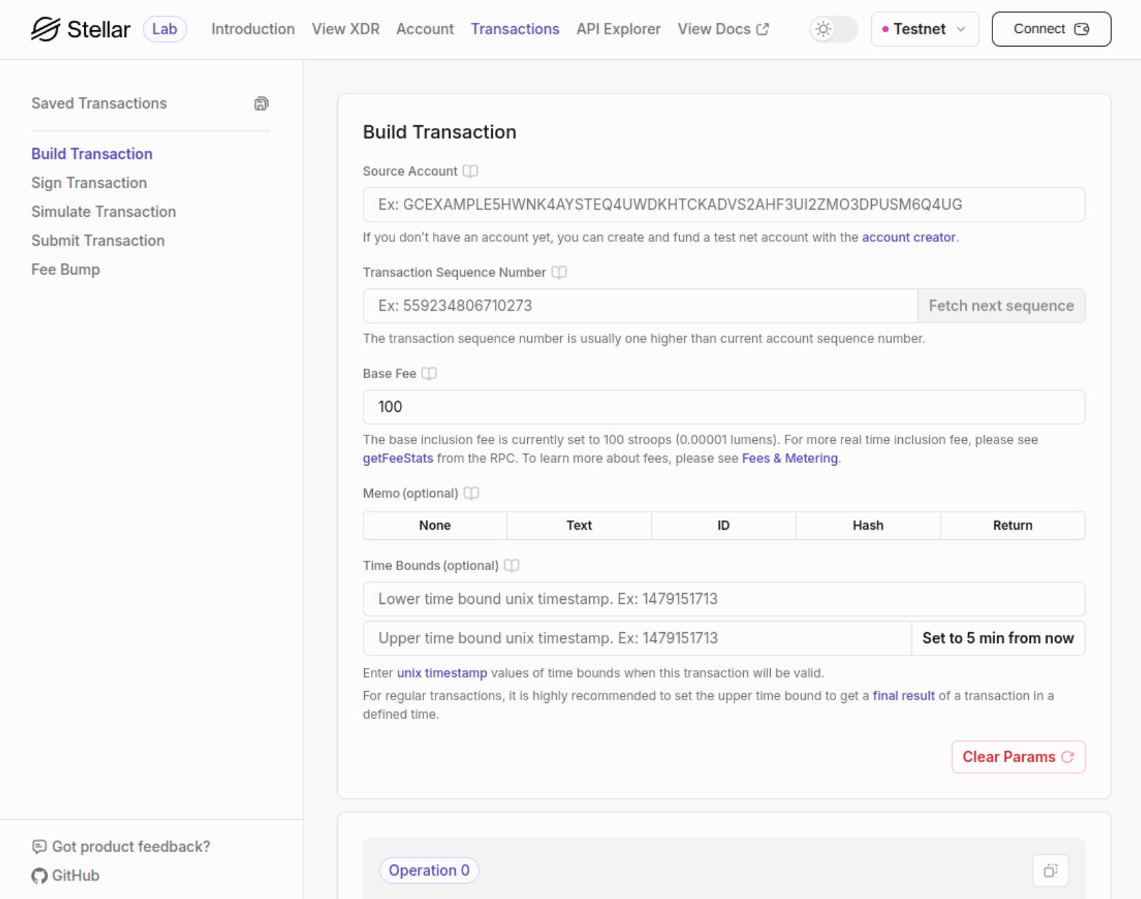 Lab: Build Transaction